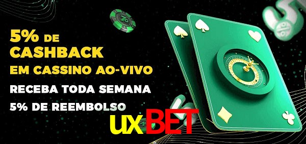 Promoções do cassino ao Vivo uxbet